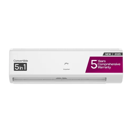 Image of Godrej 1.5 Ton 5 Star Inverter Split AC (EI 18II5T WZS, 2025 Model)