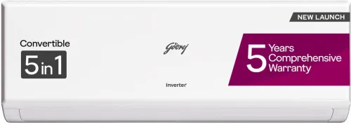 Image of Godrej (1T EI 12PINV3R32 WYQ 3S) 1 Ton 3 star Convertible AC 