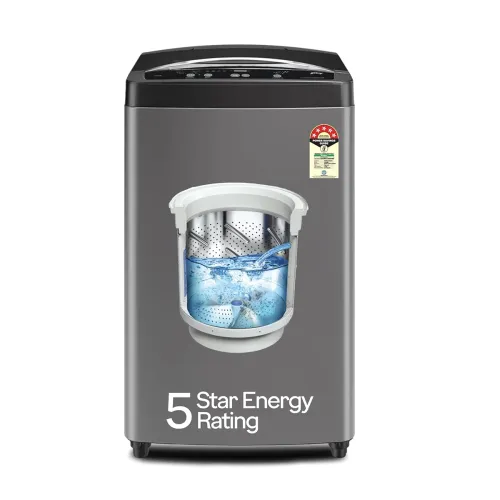 Image of Godrej 7 Kg 5 Star Washing Machine (WTEON ALP 70 5.0 FDTN GPGR, Graphite Grey, Steel Drum)