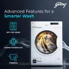 Godrej 8 Kg 5 Star (2024 Model, WFEON CRS 8012 5.0 FKEDM GLWH, Inbuilt Heater, Glacial White)