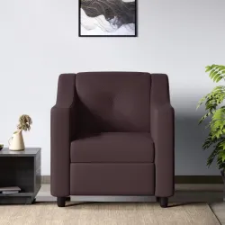 GODREJ INTERIO Monarch 1-Seater Leatherette Sofa