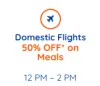 Goibibo travel sale : up to 50% off on domestic flights meals
