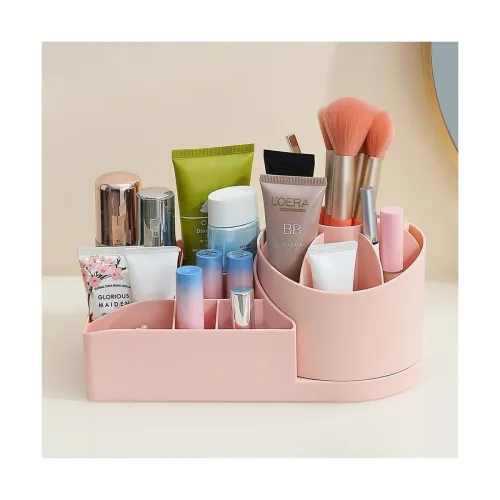 Image of Golden Bird 360° Rotating Plastic Makeup Organizer