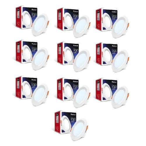 Image of Goldmedal LIGO 5W LED Round with 3-inch Concealed Junction Box Downlight Pack of 10