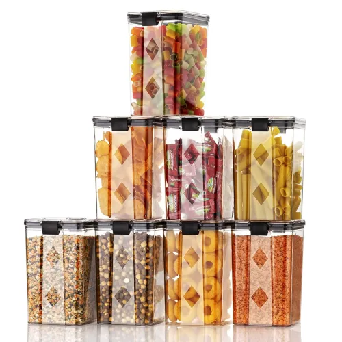 Image of GOLWYN Air Tight Containers For Kitchen Storage Set Of 8