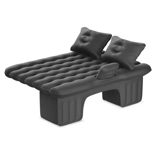 Image of GoMechanic Car Inflatable Bed with Pump & 2 Air Pillow | Quick Inflatable Back Seat Bed