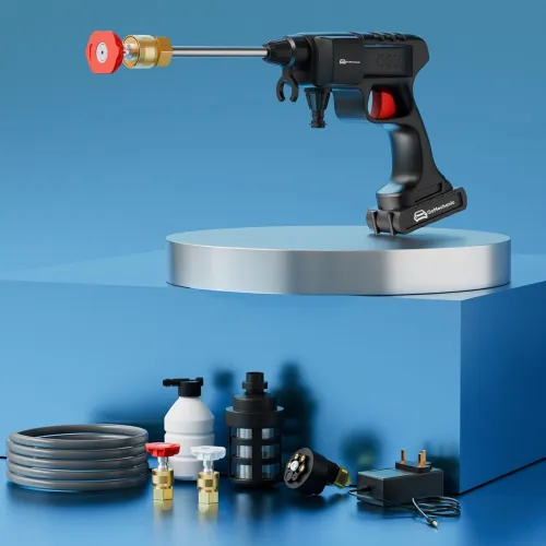 Image of GoMechanic Cordless Pressure Washer | High Pressure Car Washer Pump for Cleaning & Bike Washing |
