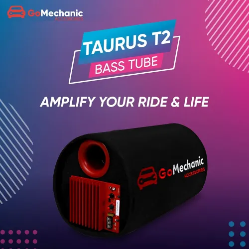Image of GoMechanic Taurus T2, 5000 Watt-Basstube Subwoofer with Built in Amplifier-(10 Inch)