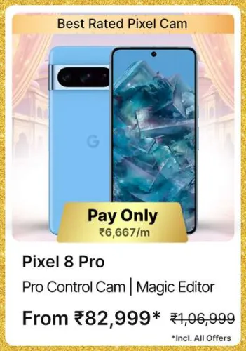 Image of Google Pixel 8 Pro on Flipkart Big Billion Days Sale