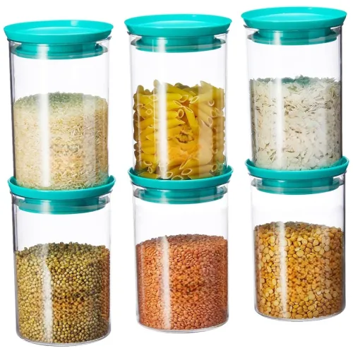 Image of GOPI Airtight Plastic Storage Containers, Set of 6