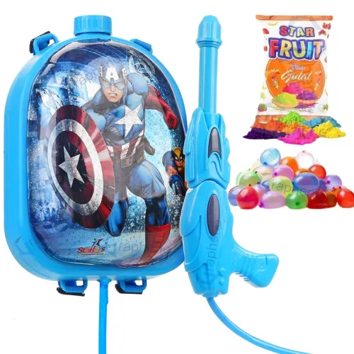 Image of GRAPHENE Avenger Holi Pichkari Water Gun 3.1L High Pressure Backpack Holding Leak Proof Dazzle Tank