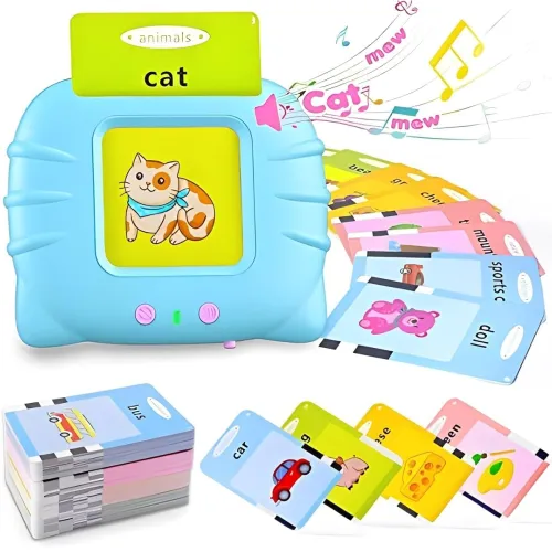 Image of Graphene Colorful Double-Sided Flash Cards, Interactive Learning Toys for Children