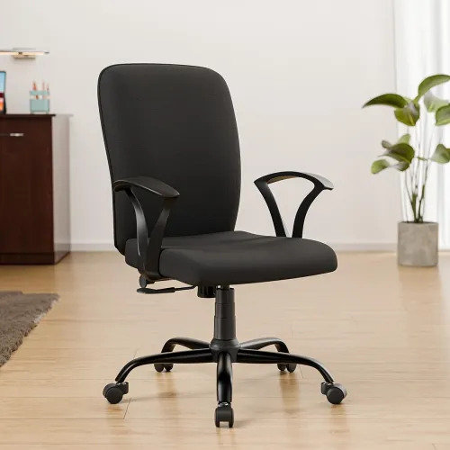 Image of Green Soul® Seoul X Office Chair & Heavy Duty Metal Base (Black)