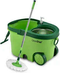 Greenchef Spin mop set 360 degree stainless steel spinner Mop Set