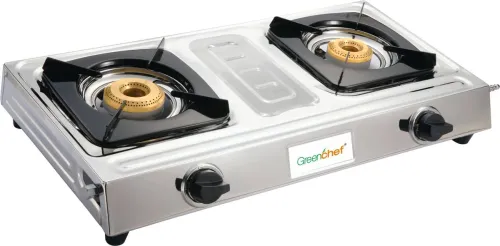 Image of Greenchef Hoop Stainless Steel Manual Gas Stove (2 Burners)