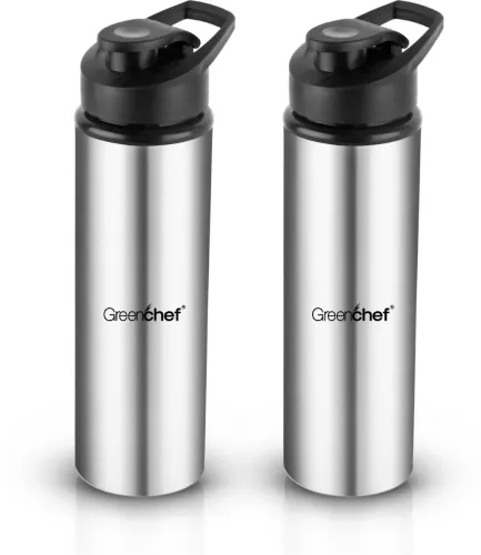 Image of Greenchef Quench Steel Water Bottles 900ml (Pack of 2)
