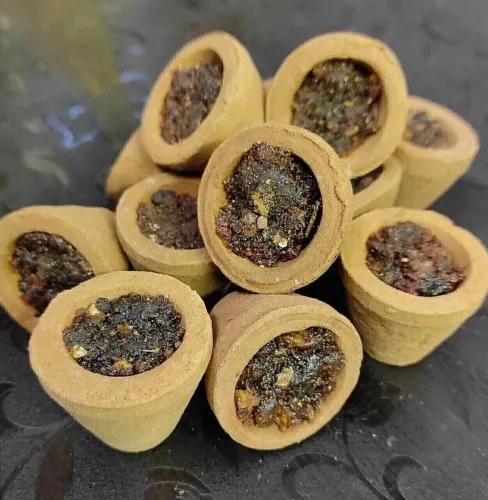 Image of Grewia Natural Sambrani Dhoop Cups – Pack of 12