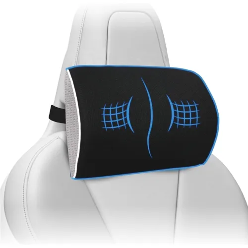Image of Grin Health Memory Foam Car Neckrest Pillow