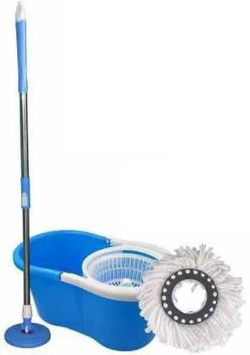 Image of GTE Magic Spin Mop 360° Rotating Pole & Bucket