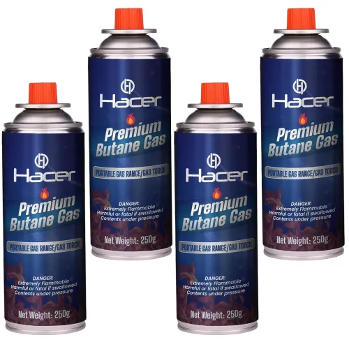 Image of Hacer 4 x 250g Butane Gas Can