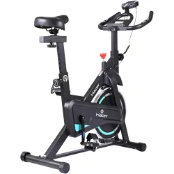 HACER HT03 Air Bike Fitness Exercise Cardio Cycle 4Kg Flywheel Weight Full Body Workout with Speed