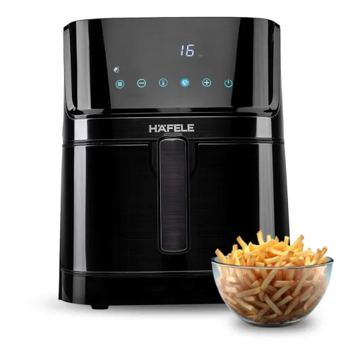 Image of Hafele NOIL 6.3L Digital Air Fryer, 1700W, 8 Menus, Touch Panel (Black)