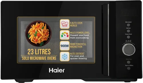 Image of Haier 23 L 900 Watt Auto Cook Microwave Oven (HIL2301MBEJ)