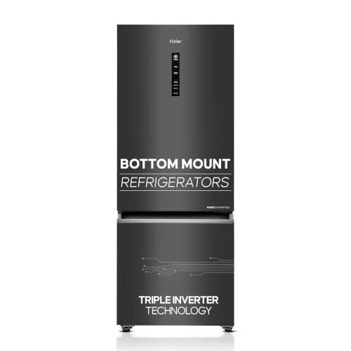 Image of Haier 325L 3 Star Convertible Double Door Fridge (HEB-333GB-P)