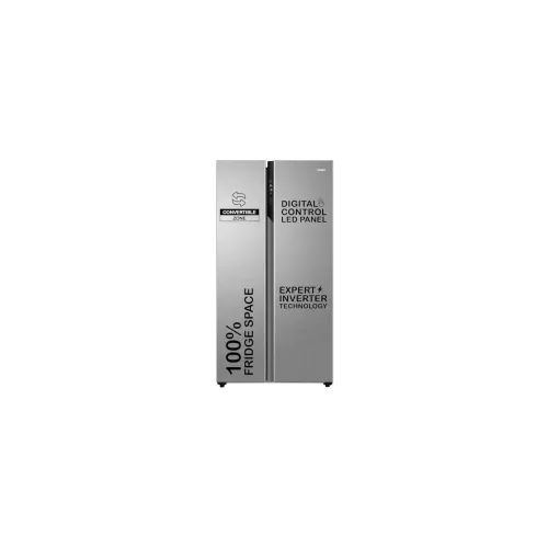 Image of Haier 596L Side-by-Side Refrigerator (HES-690SS-P)
