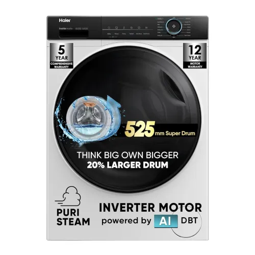 Image of Haier 8 kg 5 Star Washing Machine (HW80-IM12929C)