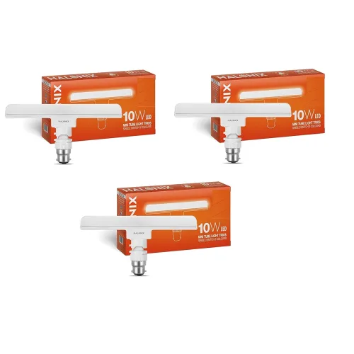 Image of Halonix 10 Watts B22d LED bulb tube Light Pack of 3