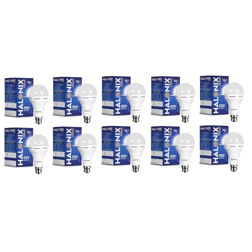 Image of Halonix 14W Rechargeable Emergency LED Bulb