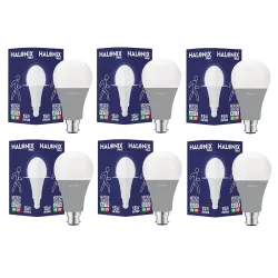 Halonix 15W Motion Sensor LED Bulb 6500K B22 Pack of 6