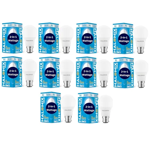 Image of Halonix All-Rounder 2-in-1 LED Bulbs Pack Of 10