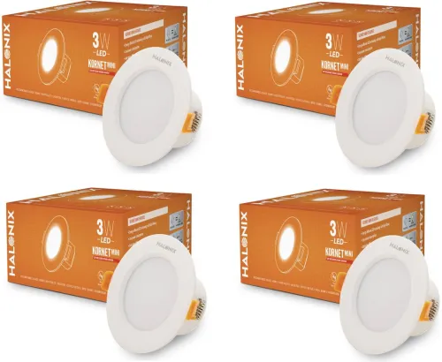 Image of HALONIX 3W Round downlighter Ceiling Light  (White)