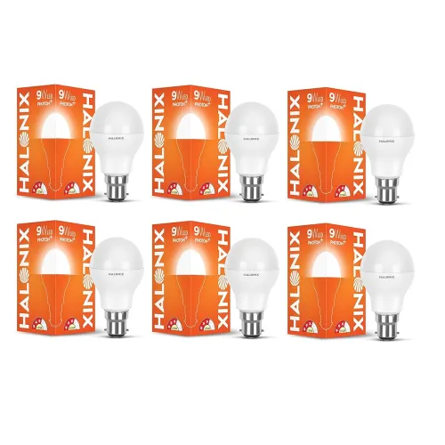 Image of Halonix 9-Watt LED Bulb Pack of 6