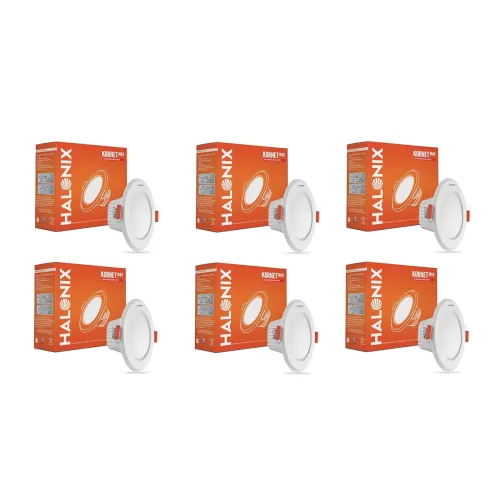 Image of Halonix 9W 2700 K Warm White Kornet junction-box downlighter PO6