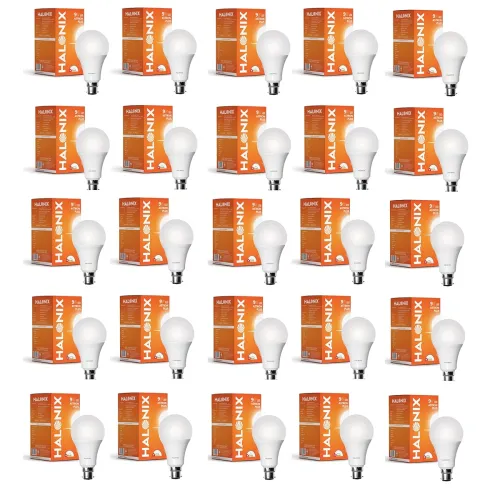 Image of Halonix 9W B22 LED Bulb 25pcs