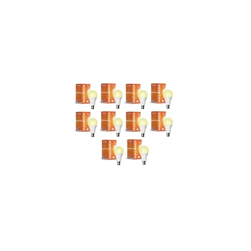 Image of Halonix 9W B22 Yellow Led Bulb, Pack of 10