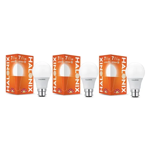 Image of Halonix Astron Plus B22 7-Watt Pack of 3
