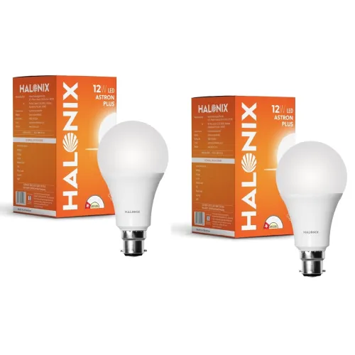 Image of Halonix Astron Star Base B22 12-Watt LED Bulb (Pack of 2, Cool White)