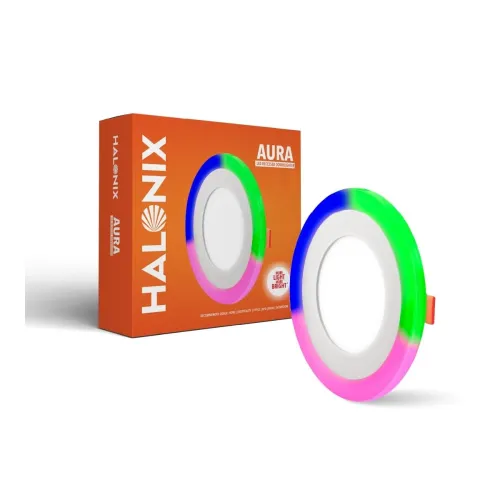 Image of Halonix Aura 3W+3W Multicolor Recessed Downlighter (Pack of 1)