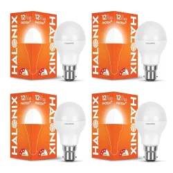 Halonix Photon Plus 12W LED Bulb B22 (Cool Day Light, Pack of 4)