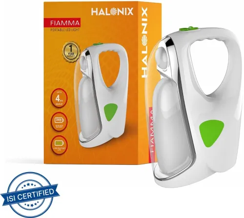 Image of HALONIX Rechargeable emergency light with White and yellow light 4 hrs
