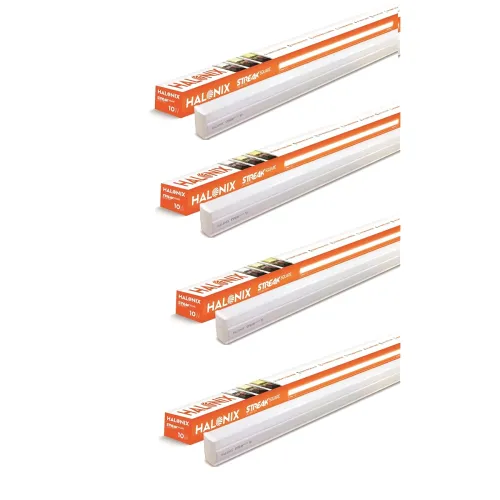 Image of Halonix Streak Square 10w LED Batten Pack of 4