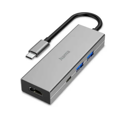 Image of Hama USB C 4port Hub, Multiport Adapter