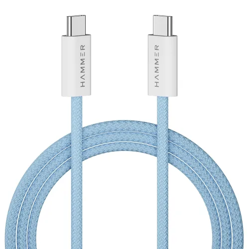 Image of HAMMER 65W Type-C to Type-C Braided Cable