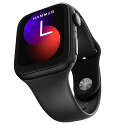 HAMMER Ace 3.0 Bluetooth Calling Smart Watch with Largest 1.85\ IPS Display, Dual Mode, Spo2, Heart Rate, Strong Metall