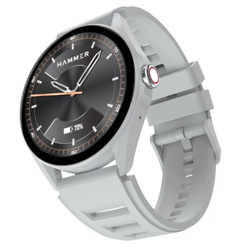 Image of HAMMER Cyclone 1.39\' Round Dial Smart Watch with Calling Function, High Refresh Rate