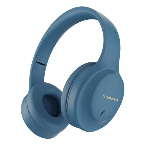Image of HAMMER Vibe ENC Bluetooth Headphone, 40mm Driver, Dual Pairing, 50hrs Playtime